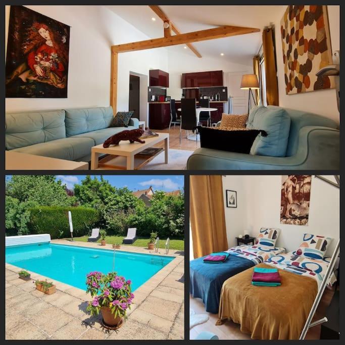Alsace Bas-Rhin Logis Independant Avec Piscine Privee Apartman Alteckendorf Kültér fotó